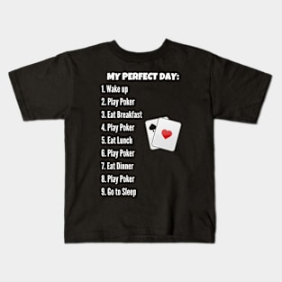 Best Gift Idea for a Professional Poker Player Kids T-Shirt